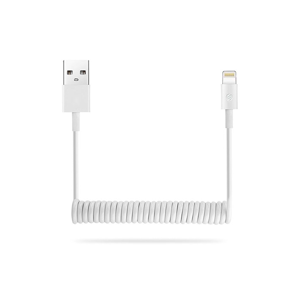 S-Link SL-SP12 iPhone Lightning 1,2M 2A Spiral Data + Şarj Kablosu