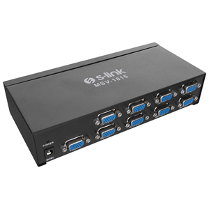 S-Link MSV-1815 8 Port VGA 150Mhz Monitör Splitter