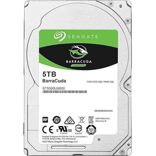 Seagate 5TB 5900RPM 128MB 3,5