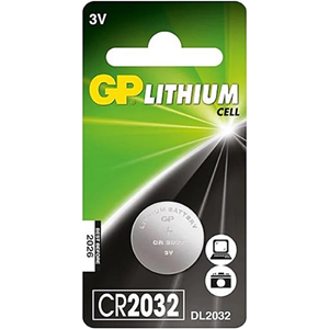 GP CR2032 3V Lityum Pili (CR2032-2CAI20)