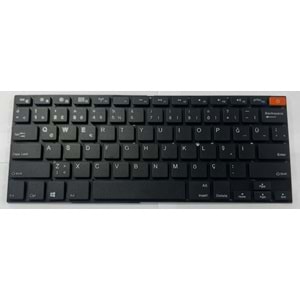 Retro NBKL865 Casper Nirvana CGA, C16 Uyumlu Notebook Klavyesi -Siyah -TR