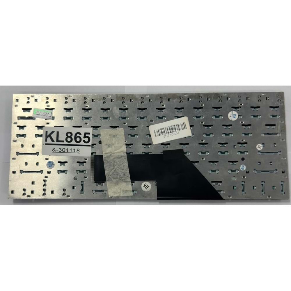 Retro NBKL865 Casper Nirvana CGA, C16 Uyumlu Notebook Klavyesi -Siyah -TR