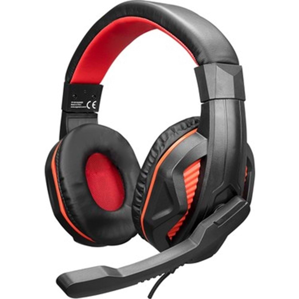 Hytech HY-G9 BANNER Siyah/Kırmızı 2*3,5mm Kablolu Gaming Oyuncu Mikrofonlu Kulaklık