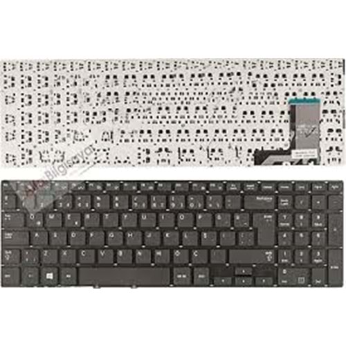 Retro NBKL140B Samsung NP370R5E, NP370R5E-S0ATR, NP370R5E-S05TR Uyumlu Notebook Klavyesi - Siyah - TR