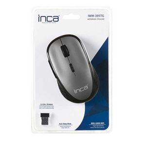 Inca IWM-395TG 1600DPİ Kablosuz Gri USB Mouse