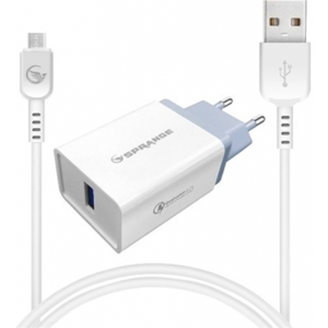 Sprange M-30 Micro USB DC5V/QC3,0A - 9V/2,0A - 12V/1,5A Adaptör