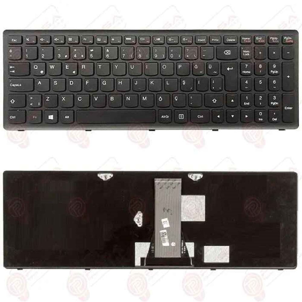 Retro NBKL401 Lenovo Ideapad Z510 Uyumlu Notebook Klavyesi - Siyah - TR
