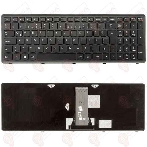 Retro NBKL401 Lenovo Ideapad Z510 Uyumlu Notebook Klavyesi - Siyah - TR