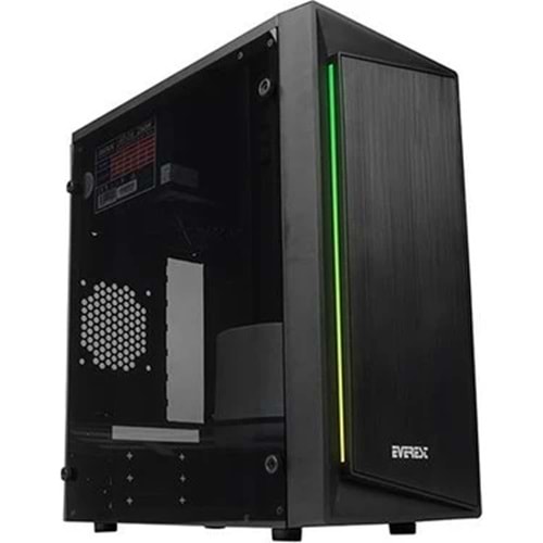 Everest BLAZON RGB Led Şeritli Peak 250W Akrilik Panel Gaming Oyuncu Kasası