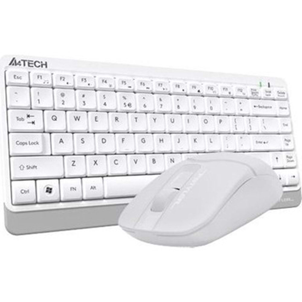 A4Tech FG1112 2,4Ghz Beyaz Q USB Kablosuz Optik Klavye & Mouse Set