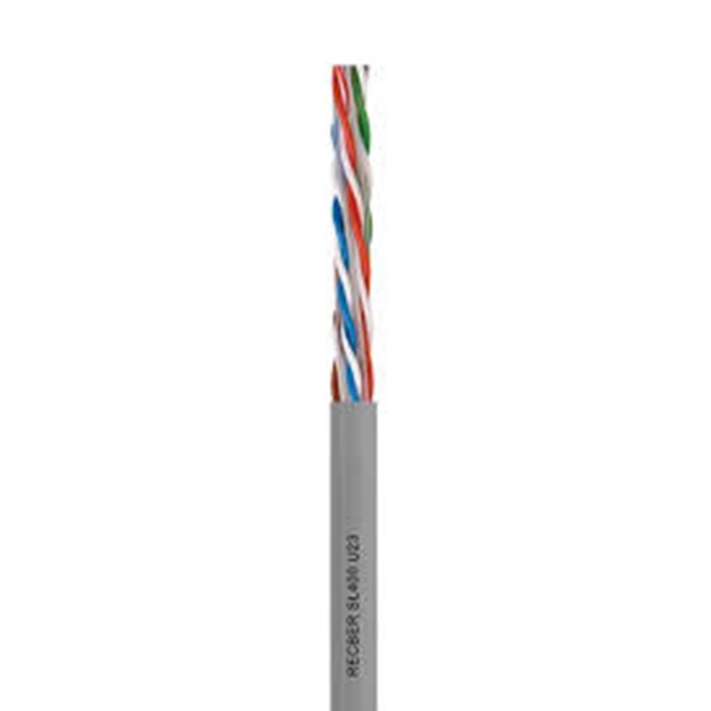 Reçber CAT6 SL400 U23 LSZH U/UTP 4X2X23AWG Gri 500m Euro-Class DCA Network Kablosu (506075)