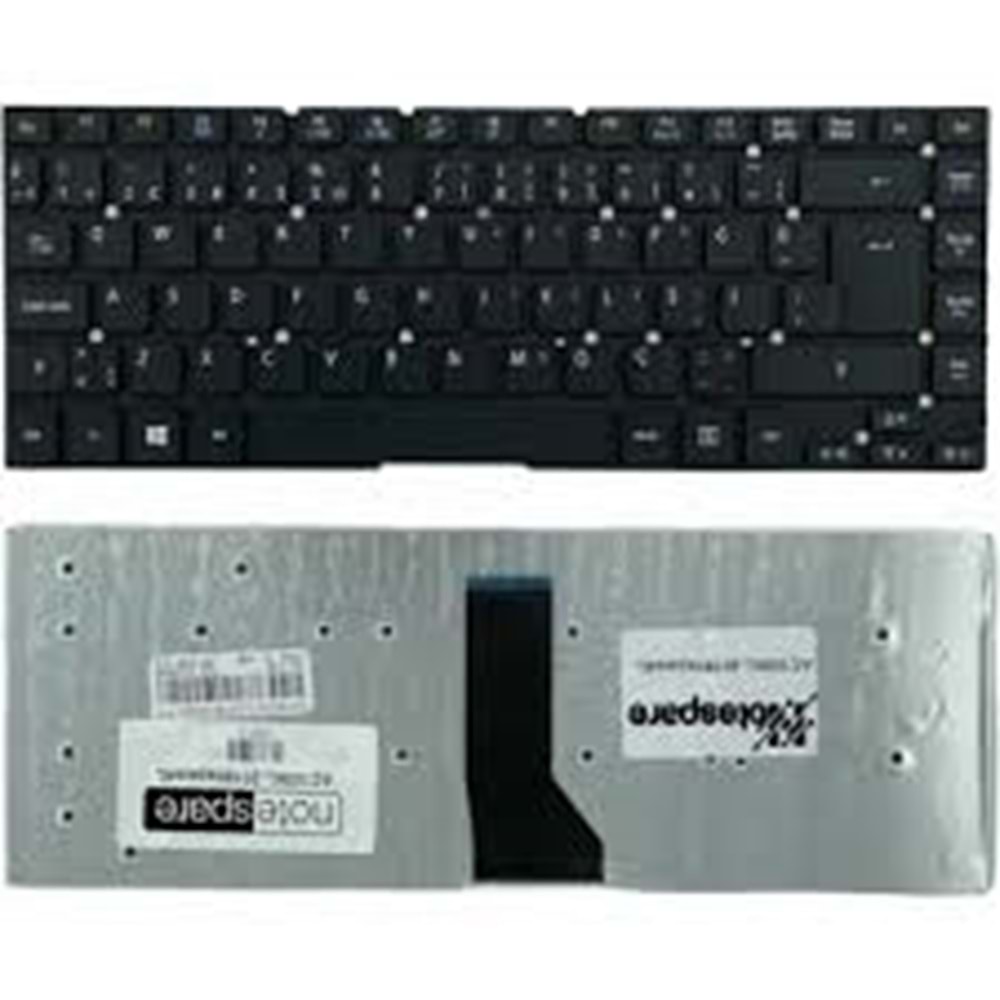 Retro NBKL783TR Acer Aspire 3830, 3830G, 3830T, 3830TG Notebook Klavyesi - Tuş Takımı / Siyah - TR