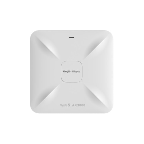Ruijie RG-RAP2260(G) AX1800 Wi-Fi 6 2Port 2,4G 2x2MIMO 5G 2x2MIMO 23DBM 2,4Ghz & 5Ghz PoE Adaptörsüz Indoor Access Point
