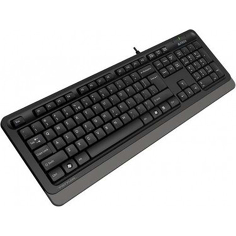 A4Tech FK10 Q Kablolu USB Multimedya Klavye Gri