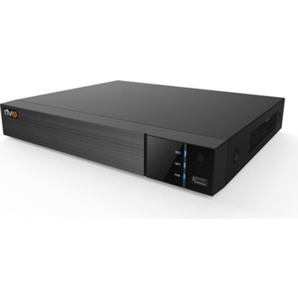 Rivo RV-2616N 16 Kanal 1x6TB 5MP/ 4MP/ 3MP/ 1080P/ 960P/ 720P H,265 NVR Kayıt Cihazı