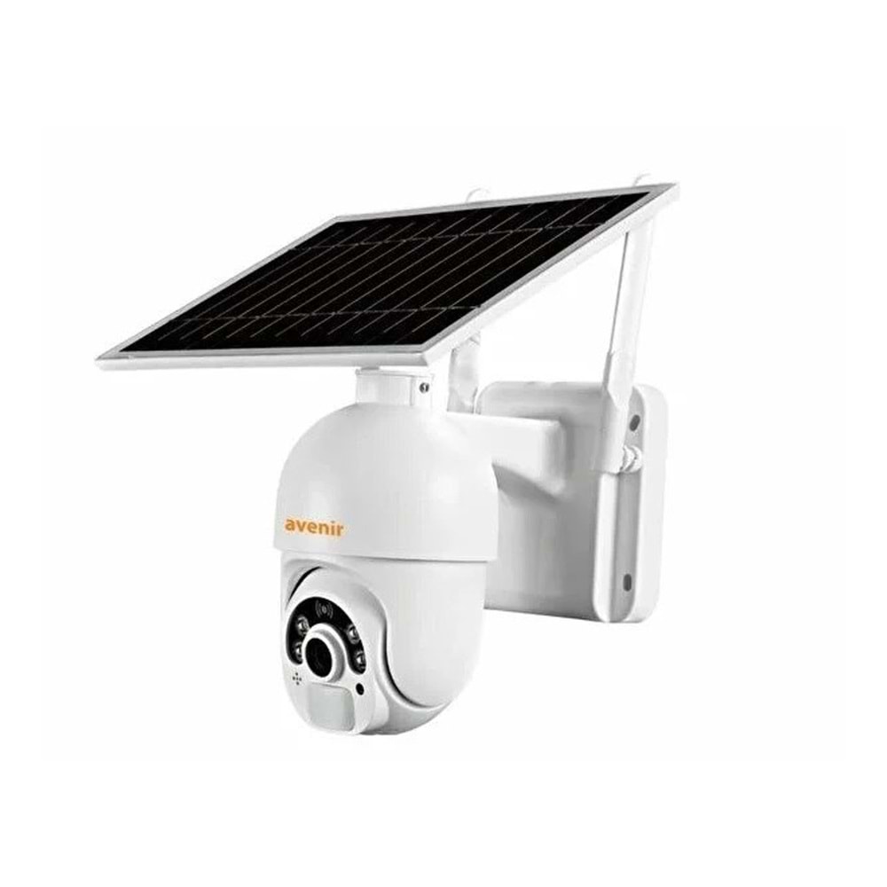 Avenir AV-S410 4G Sim Kartlı Güneş Enerjili (Solar) Dış Ortam 360° Hareketli Akıllı Kamera