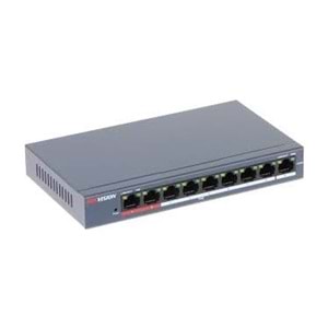 Hikvision DS-3E0109P-E/M(B) 10/100 8Port 60W Yönetilemez PoE Switch
