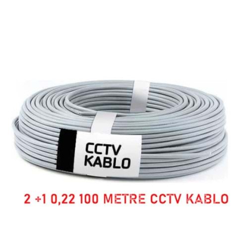 Botech 2+1 0,22 CCTV 100Mt Kamera Kablosu