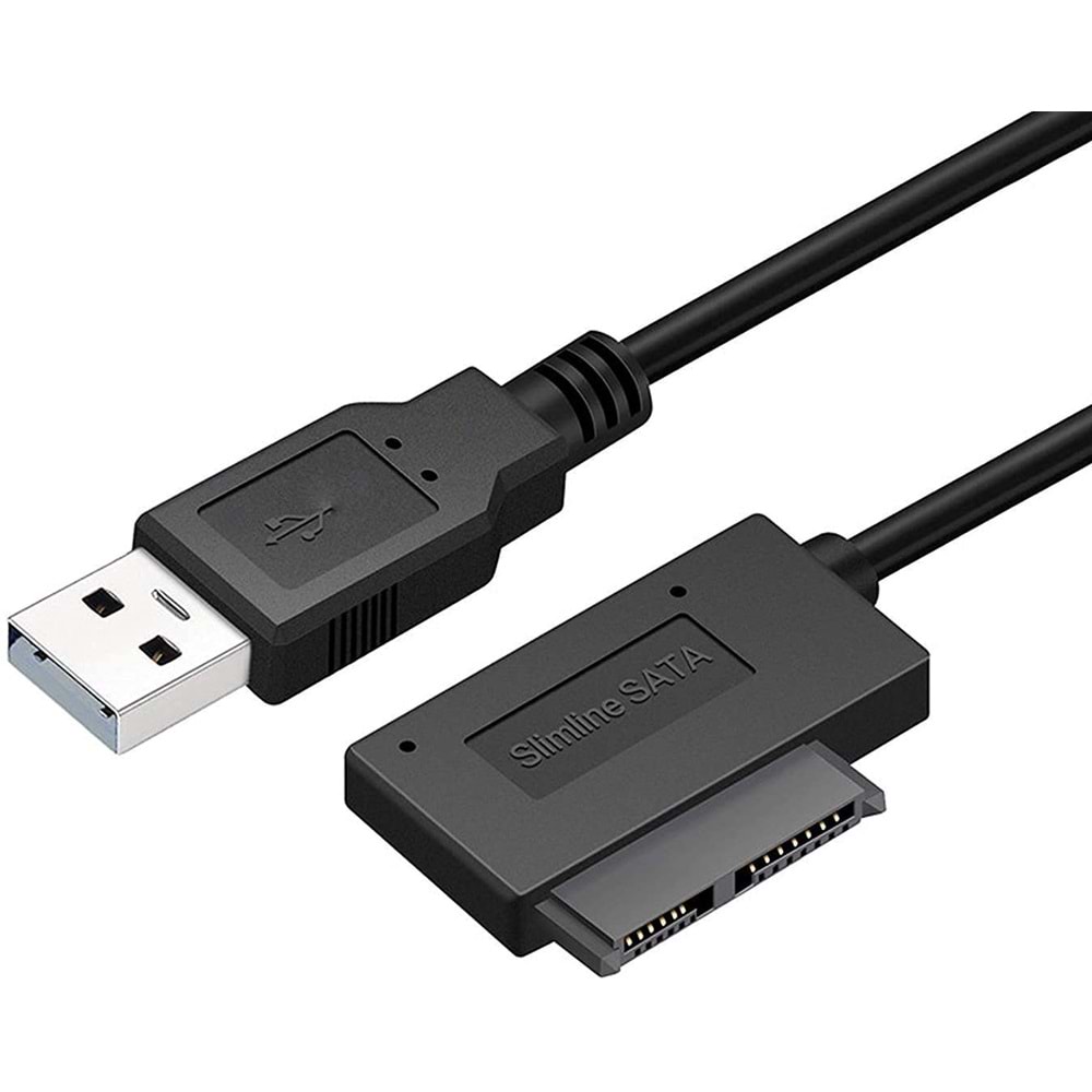 Molix MX-2430 Usb 2,0 To 7+6 13Pin 0,30M Sata Laptop Cd/Dvd Harici Bağlantı Kablosu