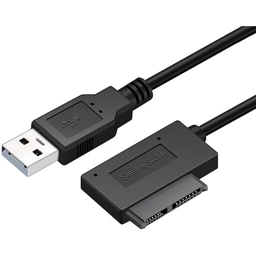 Molix MX-2430 Usb 2,0 To 7+6 13Pin 0,30M Sata Laptop Cd/Dvd Harici Bağlantı Kablosu