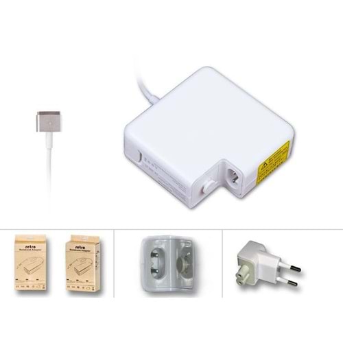 Retro RNA-AP09 Apple MacBook Pro 16,5V 3,65A 60W MagSafe 2 Notebook Adaptör