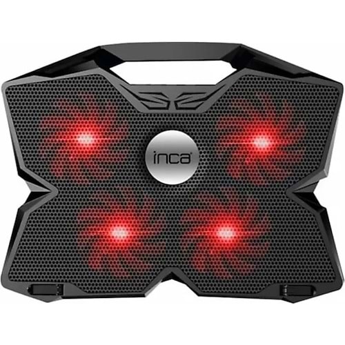 Inca INC-3280 GAMING 11-17' Tutacaklı 4 Fanlı Kırmızı Ledli Notebook Soğutucu