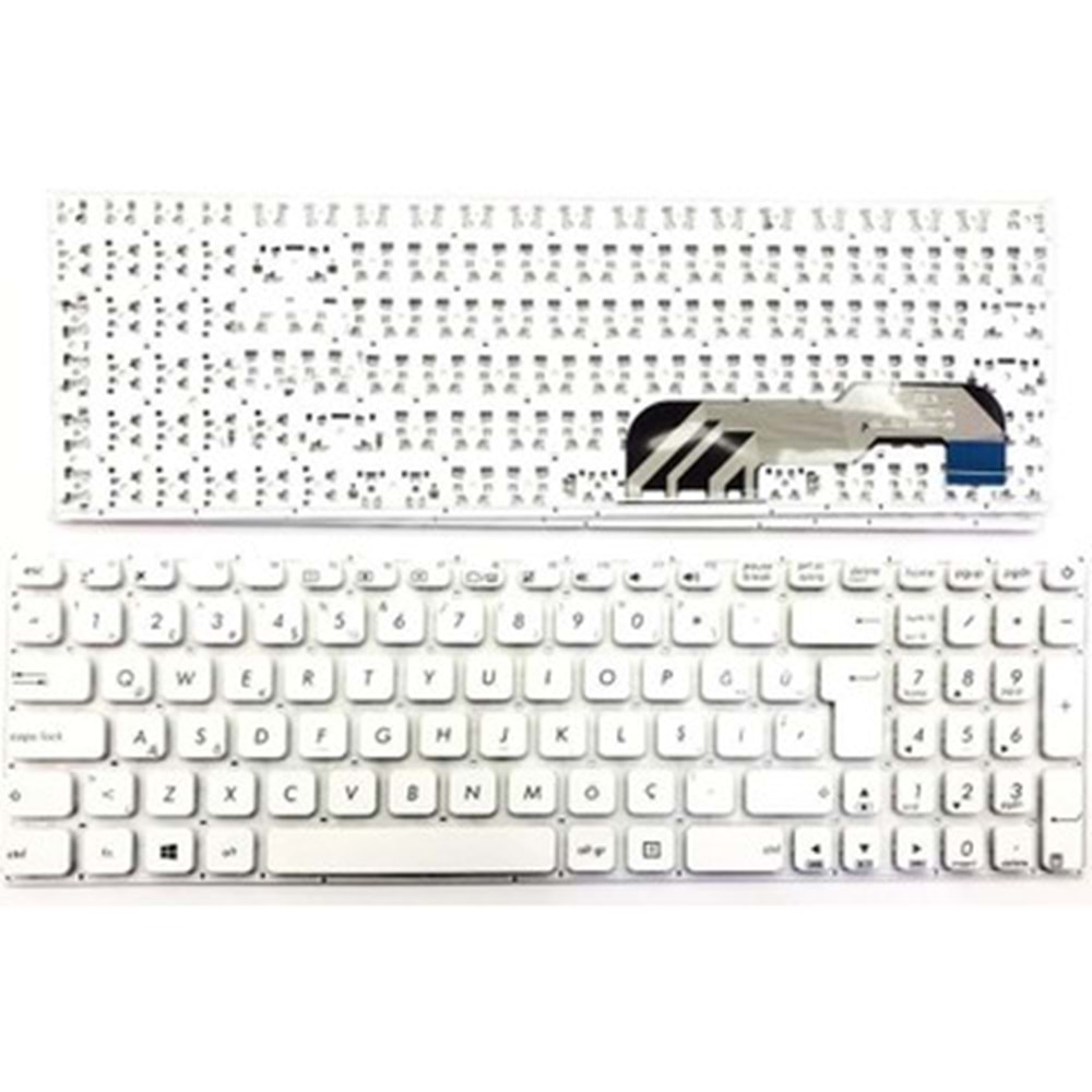 Retro NBKL991W Asus X541U Uyumlu Notebook Klavyesi - Beyaz - TR