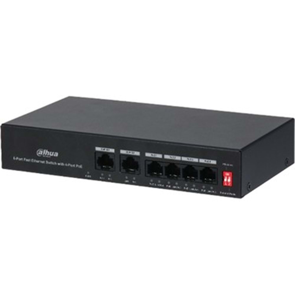 Dahua PFS3006-4ET-36 4FE PoE Port (36W) 2FE Uplink Switch