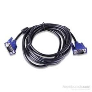 Qport Q-VGA3 15 Pin Filtreli 3M Erkek Erkek Monitör Kablosu