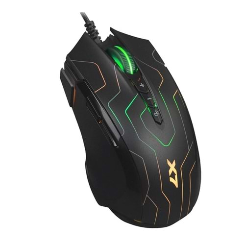 A4 Tech X89 Oscar X7 Neon Maze 2400Dpı Usb Makrolu Oyuncu Mouse