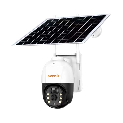 Avenir AV-M11 3MP Sim Kartlı 4G Solar PTZ Kamera