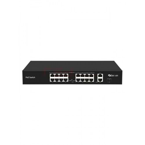 Sec-on SC-H4017 19 Port 10/100M Gigabit Uplink 100M PoE Switch