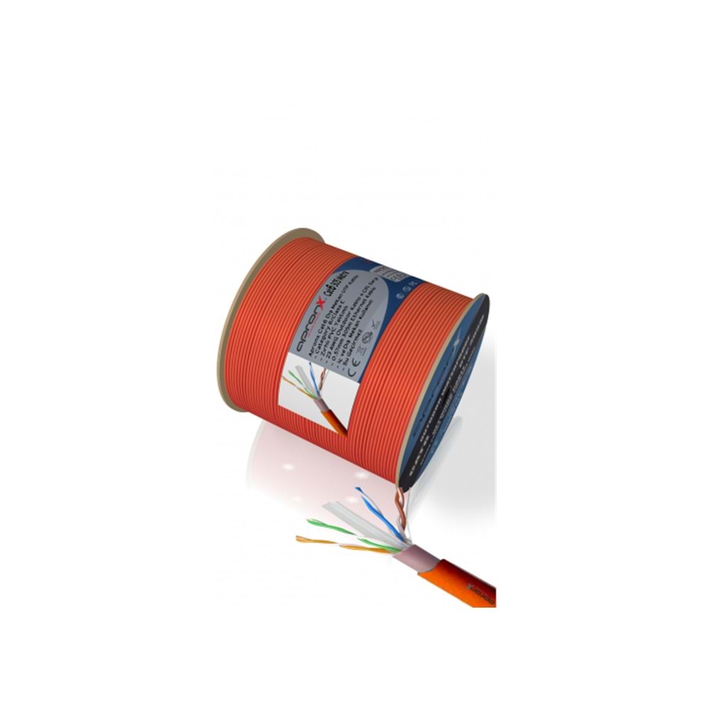 Apronx Cat6 23AWG 305m Outdoor 0,57mm Turuncu UTP Kablo