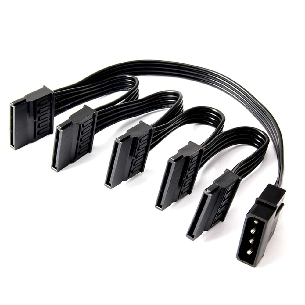 MOLİX MX-IDETOSATA MOLEX IDE 4 PIN TO 5 PORT SATA CABLE 60CM