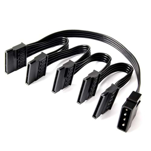 MOLİX MX-IDETOSATA MOLEX IDE 4 PIN TO 5 PORT SATA CABLE 60CM