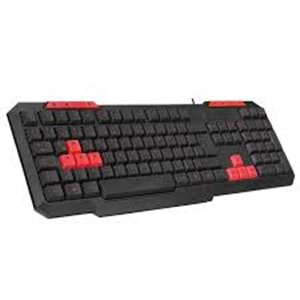 Everest KM-6825 Siyah Usb Kırmızı Tuşlu Türkçe Multimedia Klavye + Mouse Set