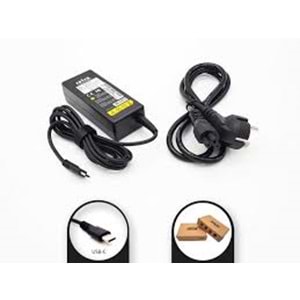 Retro RNA-HC20 HP Uyumlu 65W 5V3A/9V3A/10V5A/12V5A/15V4,33A/20V3,25A Type-C Notebook Adaptör
