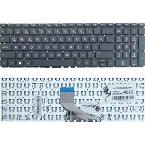 Retro NBKL1145 HP 15-DW0000 Uyumlu Siyah Notebook Klavyesi