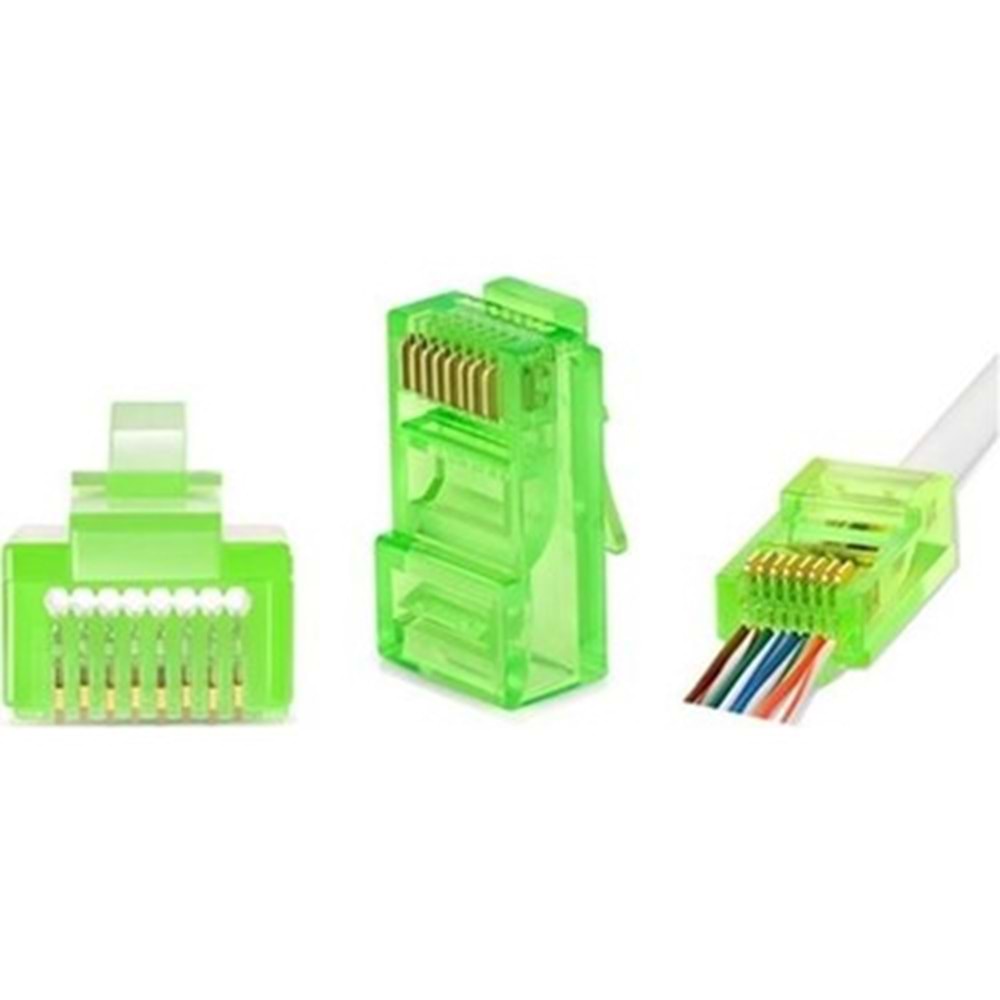 6,5MM Yeşil RJ45 100'lü Boot Modül