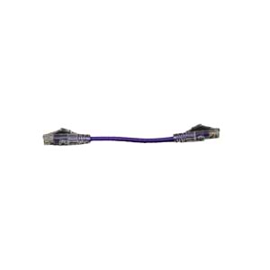 Necip Bilgisayar A102-TR CAT6A 10GIGABYTE 50U 0,15CM 28AWG Mor Patch Cord Kablo