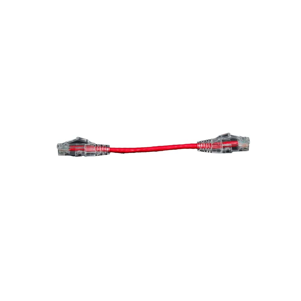 Necip Bilgisayar A102-TR CAT6A 10GIGABYTE 50U 0,15CM 28AWG Kırmızı Patch Cord Kablo