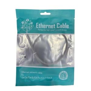 Necip Bilgisayar A102-TR CAT6 1GIGABYTE 50U 0,50CM 28AWG Gri Patch Cord Kablo