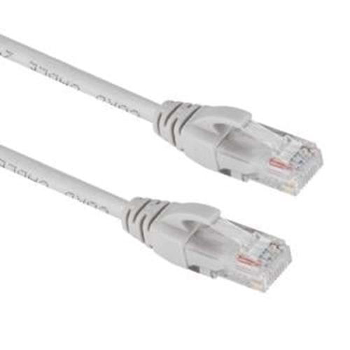 CAT6 1GIGABYTE 50U 1M 28AWG Gri Patch Cord Kablo