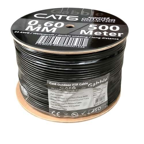 GABBLE GAB-FTP500 0,60MM 500MT Dış Ortam FTP Kablo