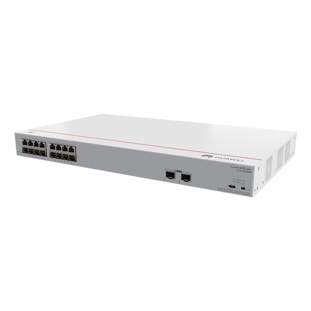 Huawei S110-16LP2SR 16 Port 10/100/1000 Mbps Gigabit PoE Switch