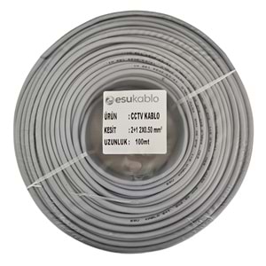 ESU RT-2100 2x0,50MM CCTV KABLO 100METRE