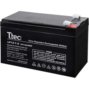 TTEC 12V 7AH Bakımsız Kuru Akü (TSS)