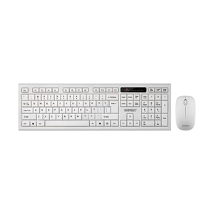 Everest KM-6121 Beyaz Kablosuz Q USB Slim Klavye + Mouse Set