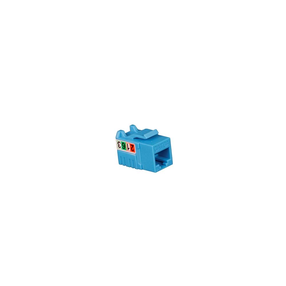 Necip Bilgisayar A102-TR CAT6A 10GIGABYTE 50U MAVİ KEYSTONE JACK