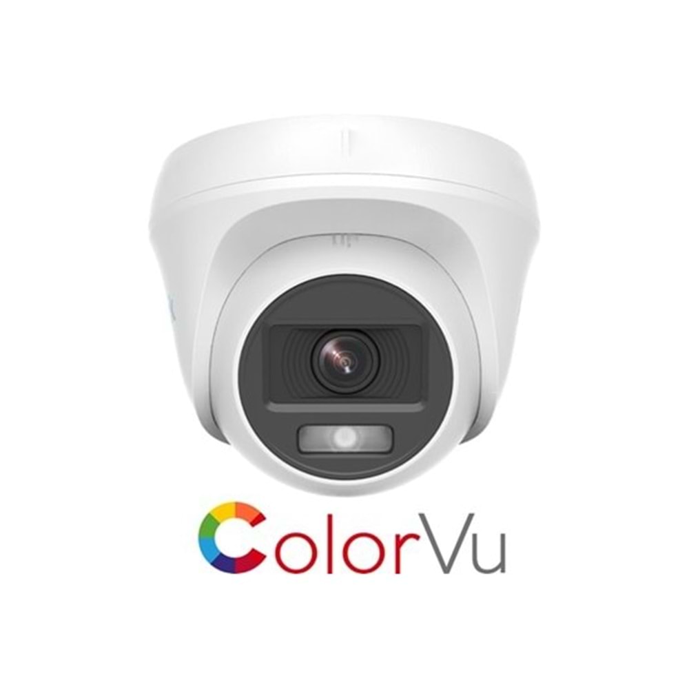 Hilook THC-T129-P 2MP 2,8MM ColorVu İç Mekan AHD Dome Güvenlik Kamerası